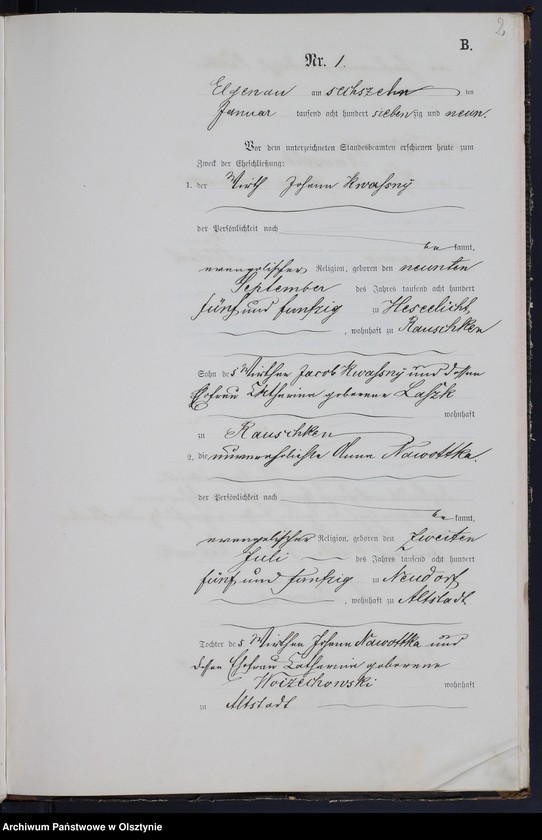 image.from.unit.number "Heiraths-Neben-Register Nr 1 - 27"