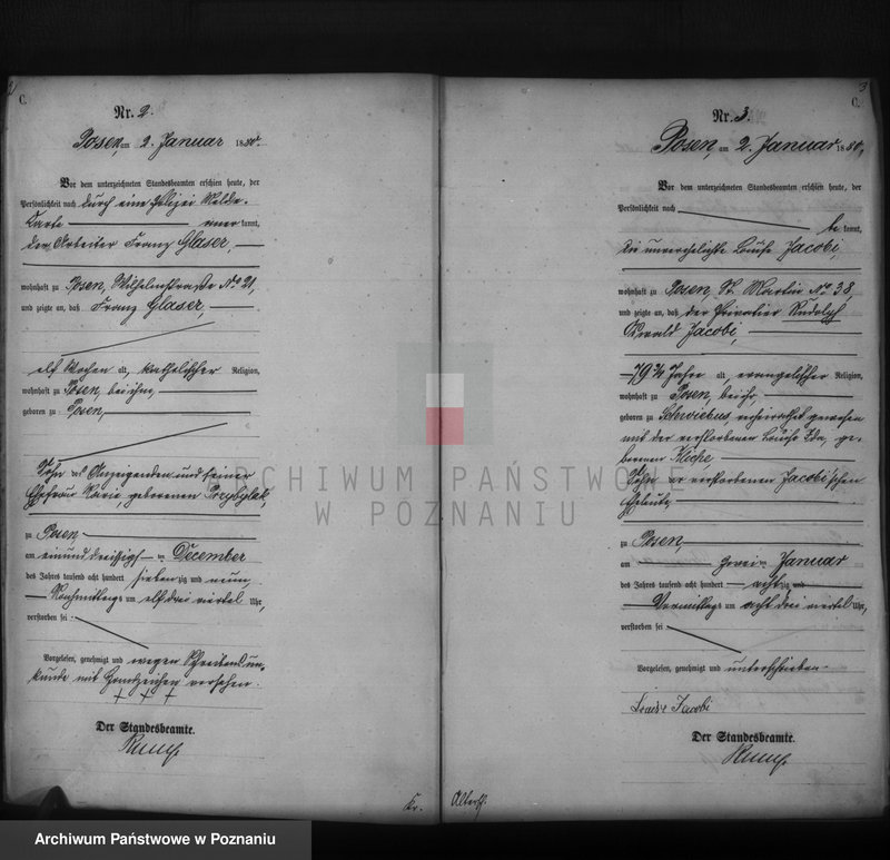 Obraz 3 z jednostki "Księga zgonów t. I"