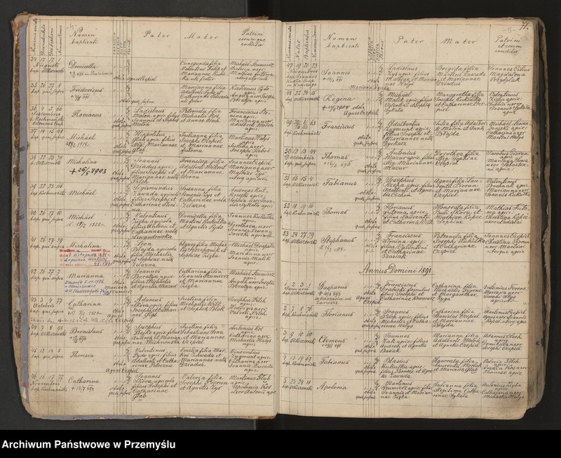 image.from.unit.number "Księga urodzeń, małżeństw, zgonów miejscowości Łopuszka Wielka"