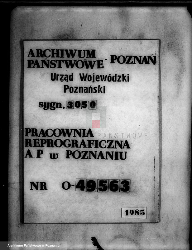 Obraz 1 z jednostki "Rejestr wyłączeń z art.. 4 majątku Stare powiatu wyrzyskiego"