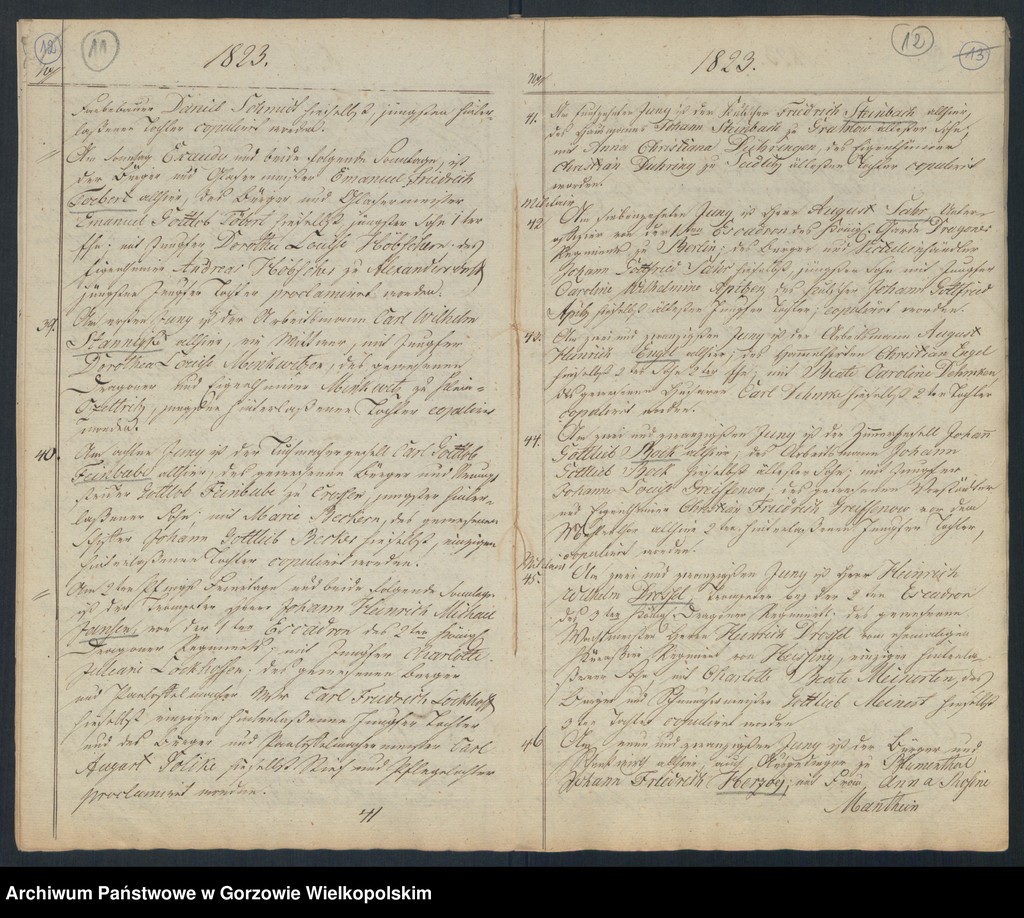 image.from.unit.number "Duplikate der Kirchenbücher der Hauptkirche zu Landsberg an der Warthe"