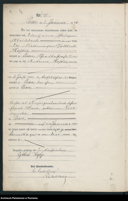 Obraz 7 z jednostki "Księga zgonów t. I"