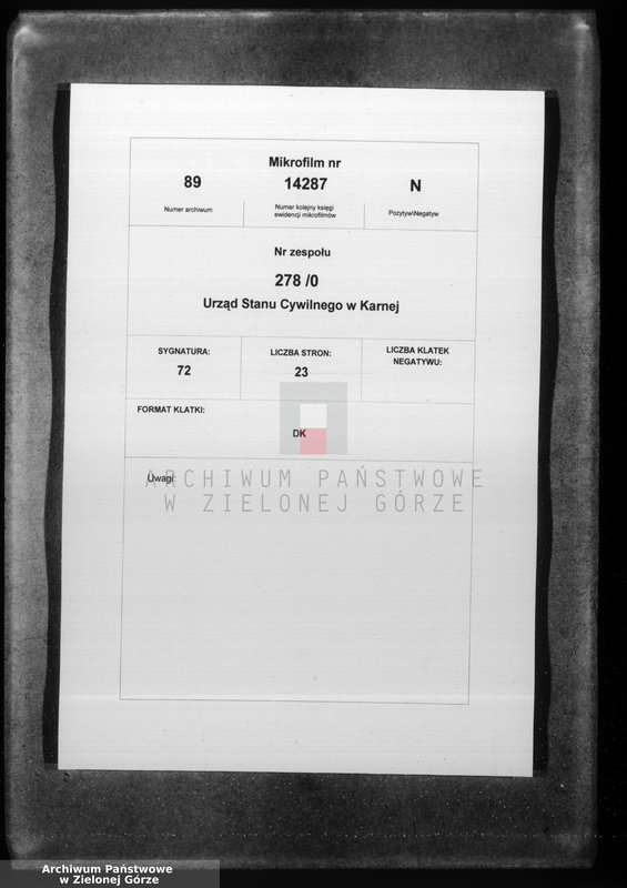 Obraz 2 z jednostki "Sterbe-Neben-Register"