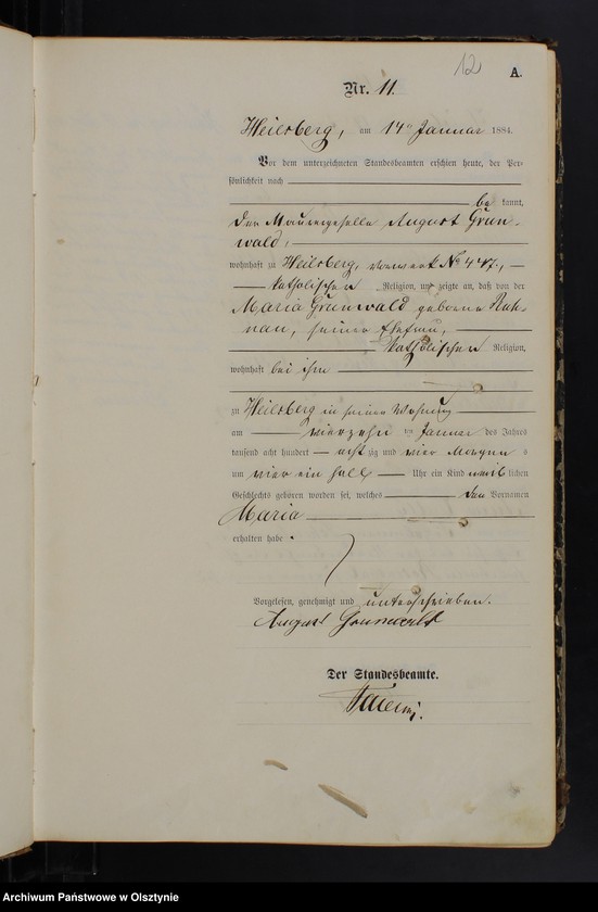 image.from.unit.number "Geburts-Haupt-Register Nr 1 - 201"