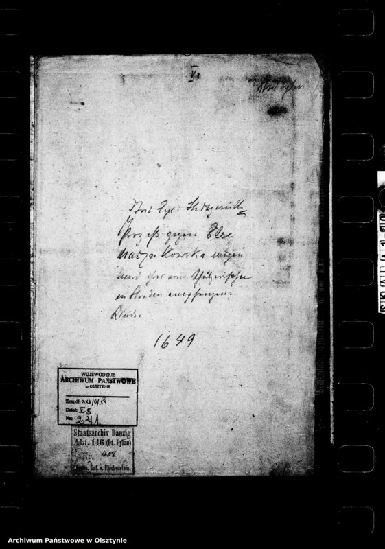 image.from.unit.number "Actum coram Senatu Teut. Ilaviensis betreffend Else Marzykowska wegen ihres Schulzensohn in Stradom empfangenen Kindes"