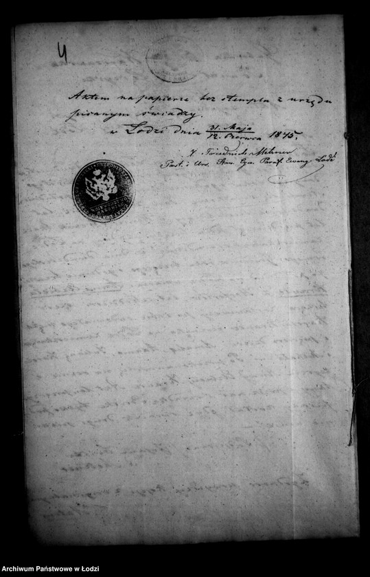 Obraz 8 z jednostki "Akta tyczące się ustanowienia rady familijnej i spisu inwentarza po zmarłej Annie z Kerfertów Krauze"