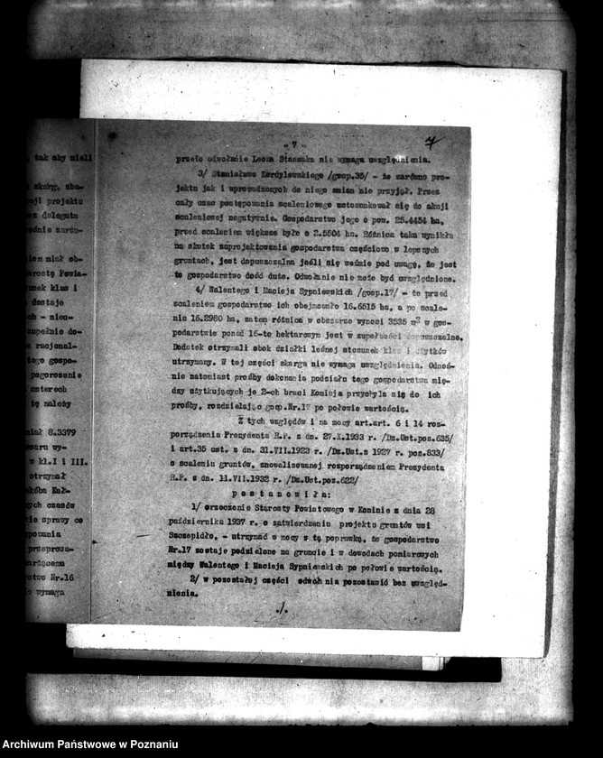 Obraz 10 z jednostki "Scalenie gruntów wsi Szczepidło powiatu konińskiego"