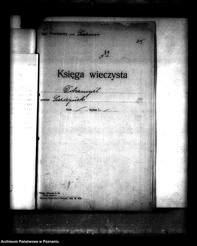 Obraz 19 z jednostki "Majątek Osieczna powiatu leszczyńskiego wyłączenie z art. 4/5 ustawy o reformie rolnej Henryk Heydebrand"