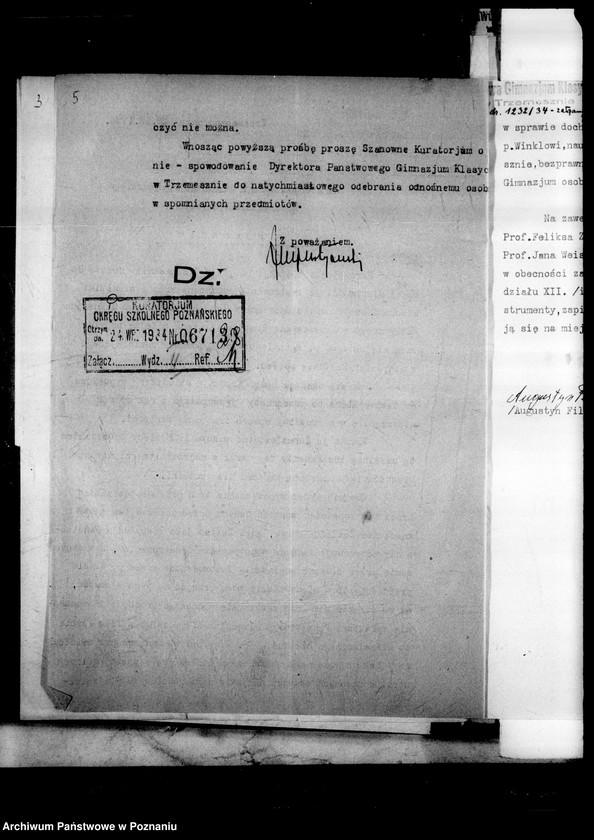 Obraz 8 z jednostki "Państwowe Gimnazjum Klasyczne- Trzemeszno"