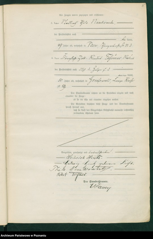 Obraz 7 z jednostki "Księga miejscowa małżeństw t. I"