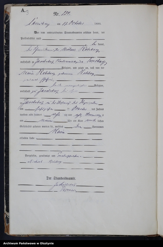 image.from.unit.number "Geburts-Haupt-Register,Tom III,Nr 233 - 301"