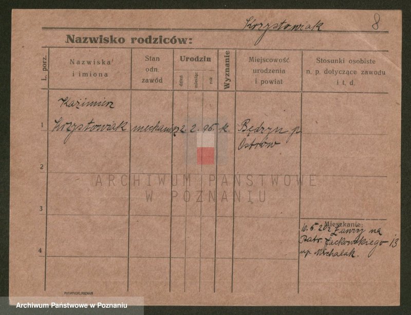 Obraz 8 z jednostki "Krzyszczyński - Krzyżaniak"