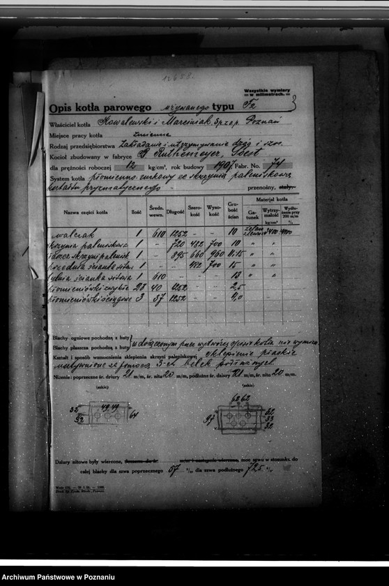 Obraz 7 z jednostki "Zakładanie i utrzymanie dróg i szos Kowalewski i Marciniak w Poznaniu nr woj. kotła 1111"