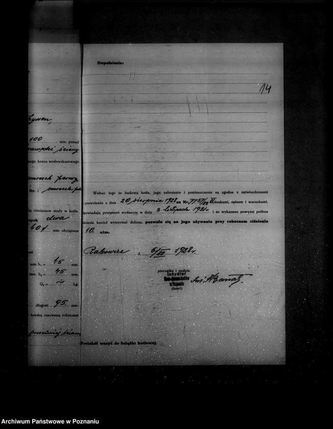 Obraz 19 z jednostki "Gospodarstwo rolne Rabowice powiat poznański nr woj. kotła 6194"