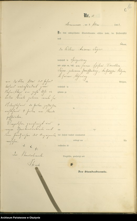 image.from.unit.number "Sterbe-Haupt-Register Nr 1 - 43"