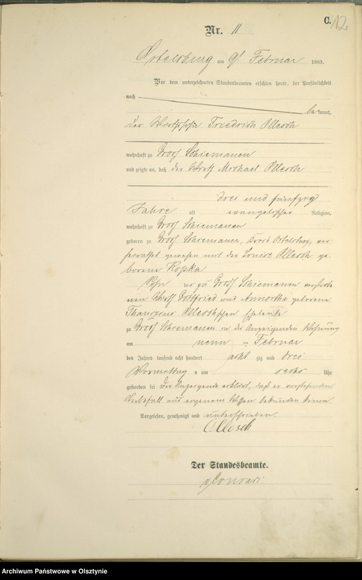 image.from.unit.number "Sterbe-Haupt-Register Nr 1 - 63"