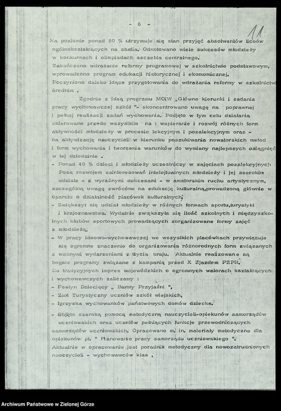 image.from.unit.number "Protokóły z posiedzeń Prezydium Wojewódzkiej Rady Narodowej w Zielonej Górze; Nr 25 - 27 "