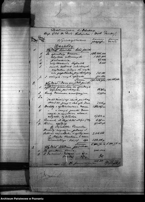 Obraz 5 z jednostki "zestawienie budżetu 1920/21"