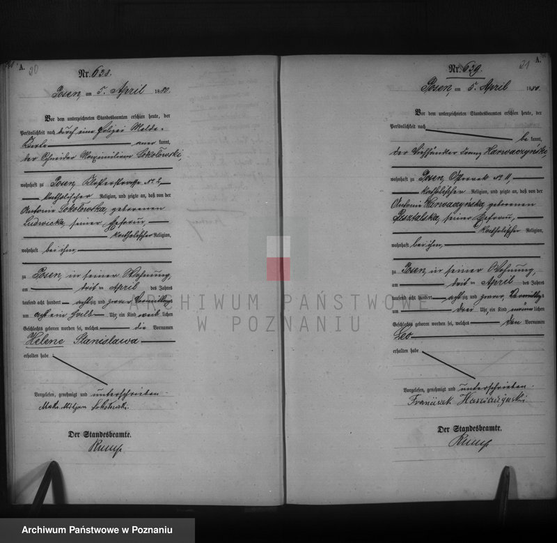 Obraz 12 z jednostki "Księga urodzeń t. II"