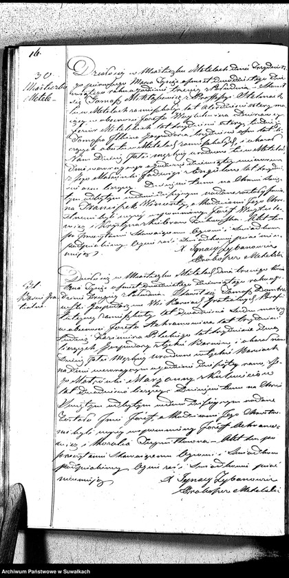image.from.unit.number "Duplikat Aktów Urzędnika Stanu Cywilnego Katolików Parafii Metelskiey Urodzonych, Zaślubionych y Zmarłych Od 1 Stycznia do 1 Grudnia 1829"