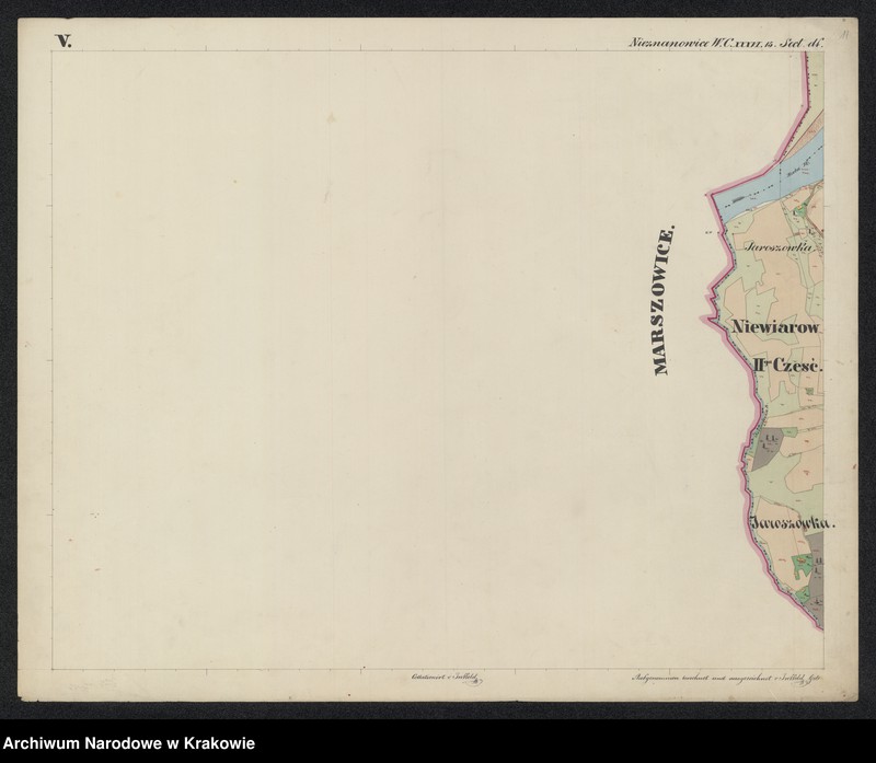 image.from.unit.number "198 Dorf Nieznanowice sammt Enclave Niewiarów II-ga część bestehend aus den Ortschaften Jaroszowka [Jaroszówka] und Podgrodzie in Galizien Bochnier Kreis"