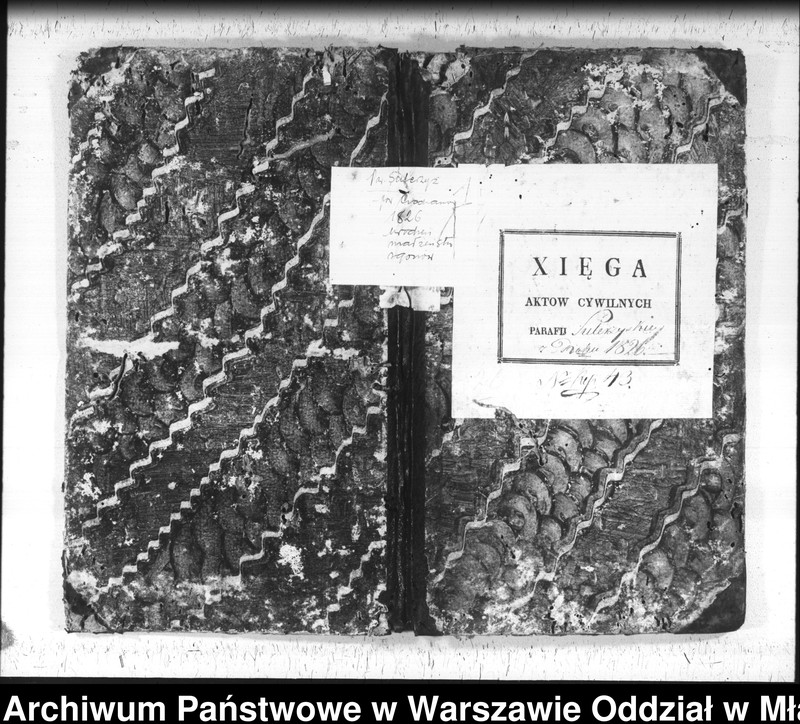 Obraz 2 z jednostki "Akta urodzin, małżeństw i zgonów"