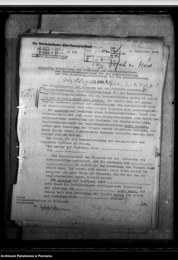 Obraz 5 z jednostki "Ehestandsdarlehen"