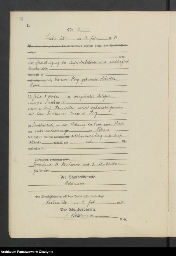 image.from.unit.number "Sterbe-Neben-Register Nr 1 - 32"