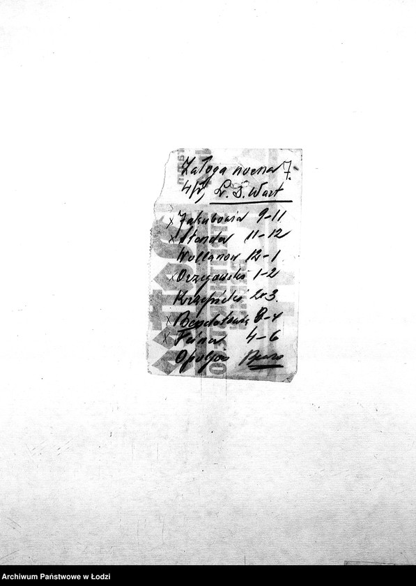 Obraz 10 z jednostki "Luft-Schutz-Wart [Obrona przeciwlotnicza, zarządzenia, wykazy pracowników]"