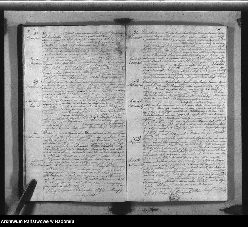 image.from.unit.number "Książka Duplikat Akt Cywilno - Religijnych Parafij Wysoka w powiecie Szydłowieckim Obwodzie Opoczyńskim Gubernij Sandomierskiej na rok 1839 sporządzona"