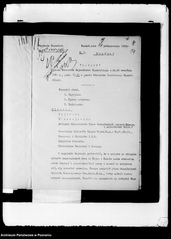 Obraz 18 z jednostki "Zjazdy starostów /protokoły/"