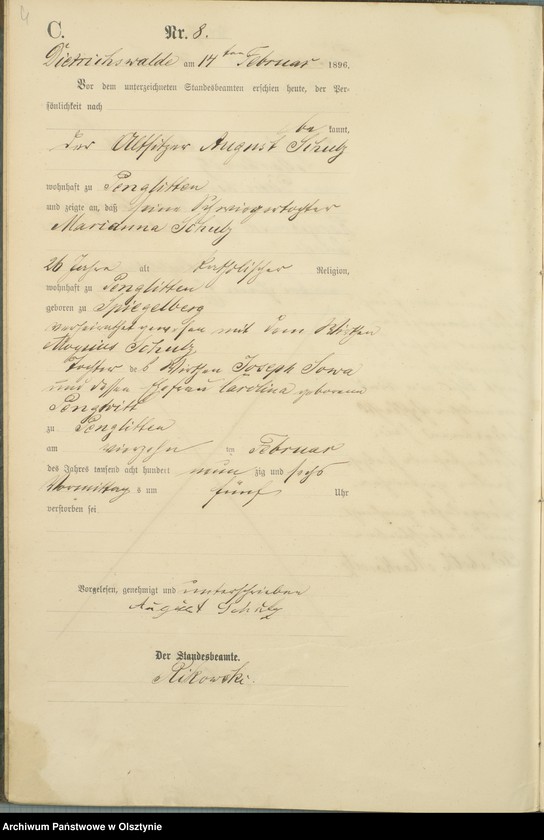 image.from.unit.number "Sterbe-Haupt-Register Nr 3 - 4 i 7 - 50"