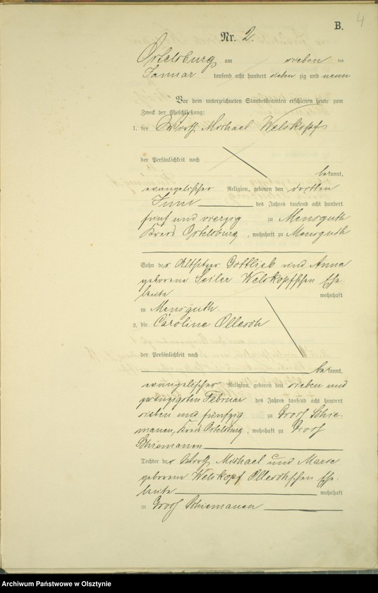 image.from.unit.number "Heiraths-Haupt-Register Nr 1 - 16"