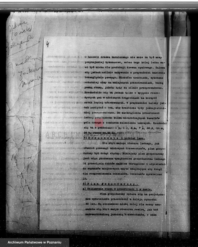 Obraz 8 z jednostki "Plan urządzania gospodarstwa leśnego dla lasu majętności Jezierzyce powiat kościański 1927-1938"