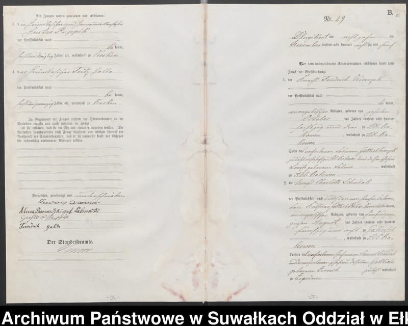 image.from.unit.number "[Heiraths-Haupt-Register des Königlichen Preussischen Standes-Amtes Kumilsko Kreis Johannisburg]"