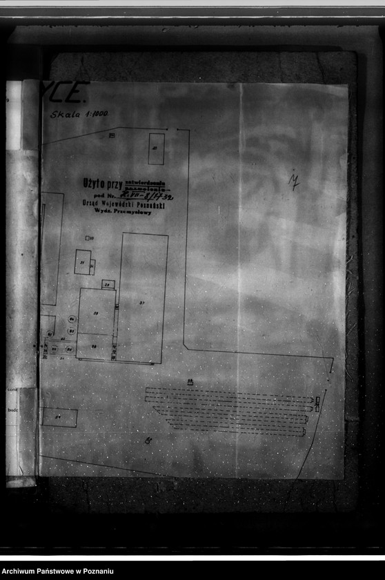 Obraz 12 z jednostki "Cukrownia Witaszyce pow. jarociński /pozwolenie na budowę budynku dla wytwórni acetylenu/"