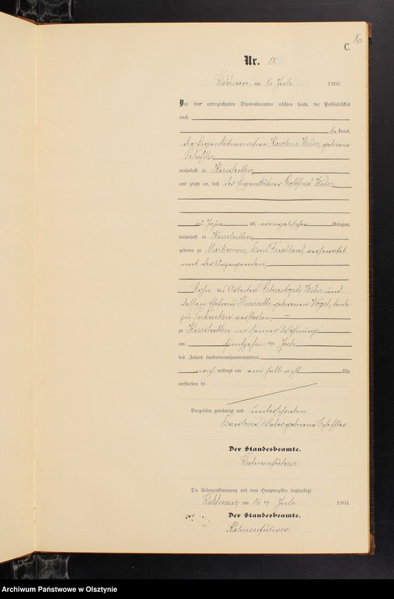 image.from.unit.number "Sterbe-Neben-Register Nr 1 - 23"
