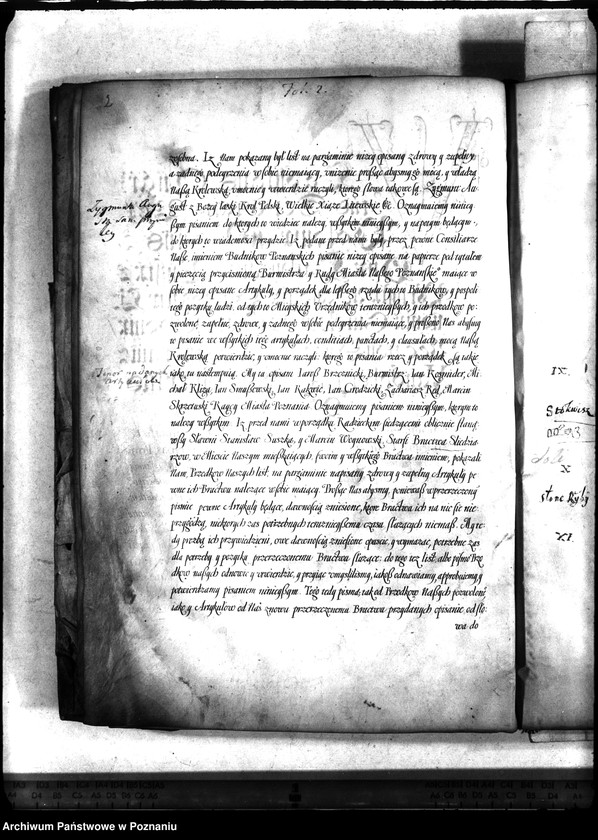 Obraz 6 z jednostki "Or. Władysław IV Król Polski... potwierdza w transumpcie 2 dokumenty: 1 /transumpt statutu cechu budniczego Zygmunta III z 22.IV.1615, potwierdzający"