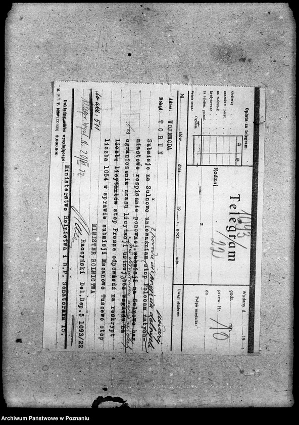 Obraz 14 z jednostki "Sprawy Domen majątki przekazane min. Rolnictwa i Dób Państw. przez Okręgowy Urząd Ziemski"