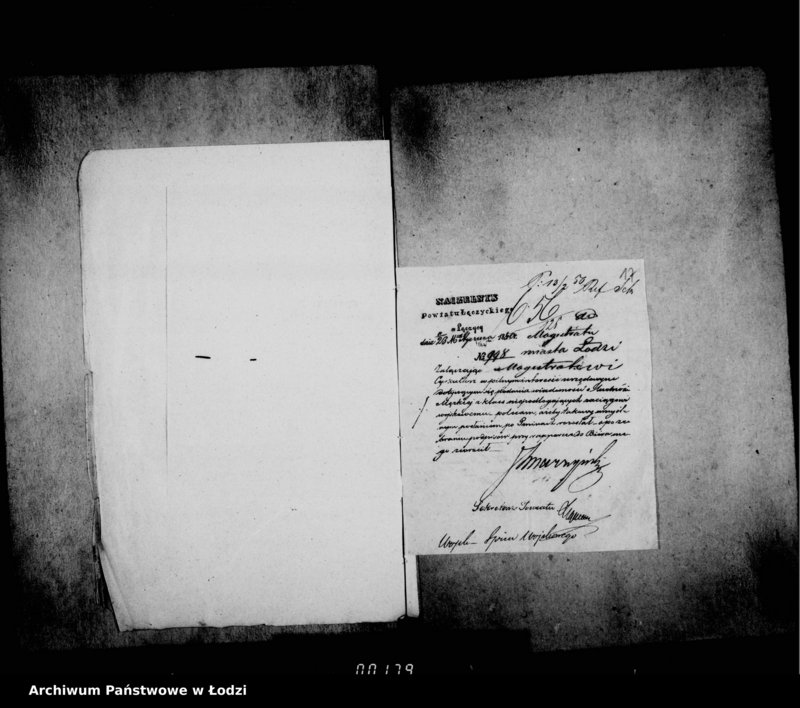 Obraz 17 z jednostki "Akta tyczące się spisu wojskowego"