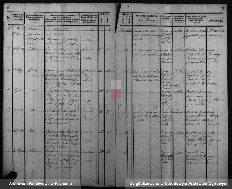 Obraz 12 z jednostki "Duplicatus baptisatorum, copulatorum, mortuorum"