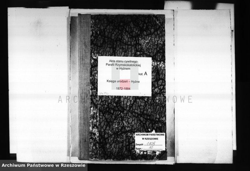 Obraz z jednostki "Księga urodzeń - Hyżne"