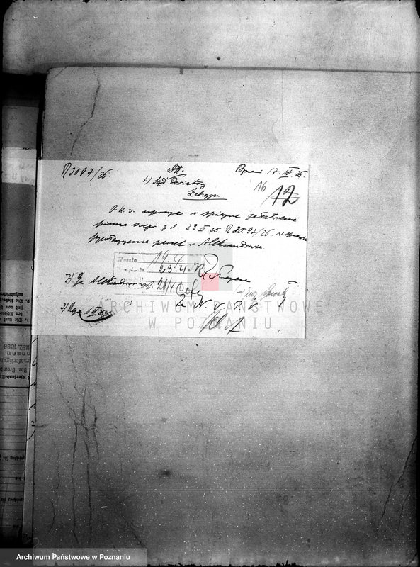 Obraz 20 z jednostki "/Sprawy przewłaszczeniowa Aleksandrowa powiat szubińskiego /dwór Piechcin/"