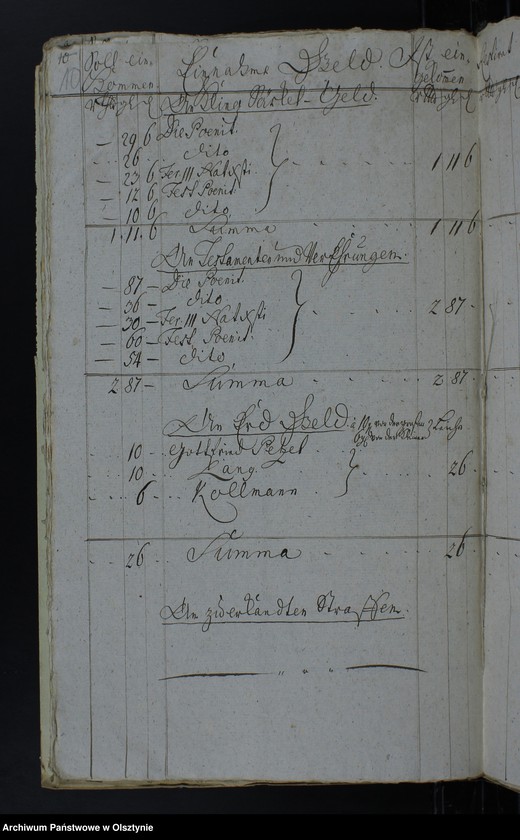 image.from.unit.number "Jahr-Rechnung der Hanswaldschen Kirchen aller Einnahme und Ausgabe wie auch Bau-Rechnung"