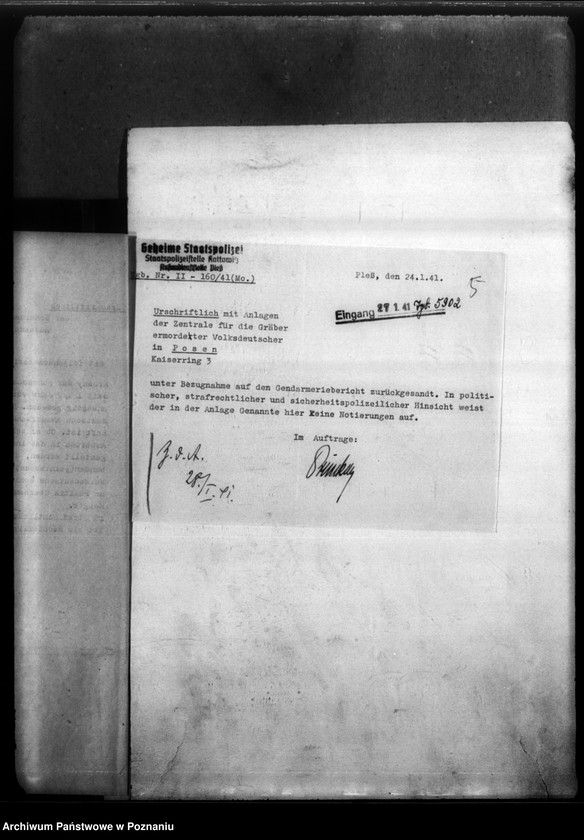 Obraz 9 z jednostki "Alois Krosny aus Pawlowitz, Kreis Pless (Pszczyna)"