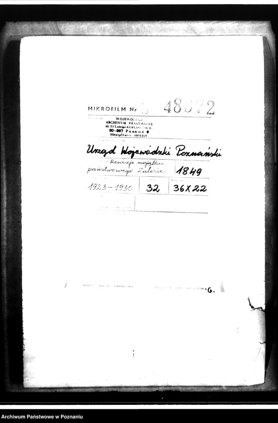 Obraz 2 z jednostki "Rewizje majątku państwowego Zalesie"