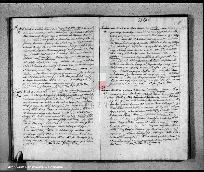 Obraz 12 z jednostki "Duplikat akt urodzonych, małżeństw, zgonów"
