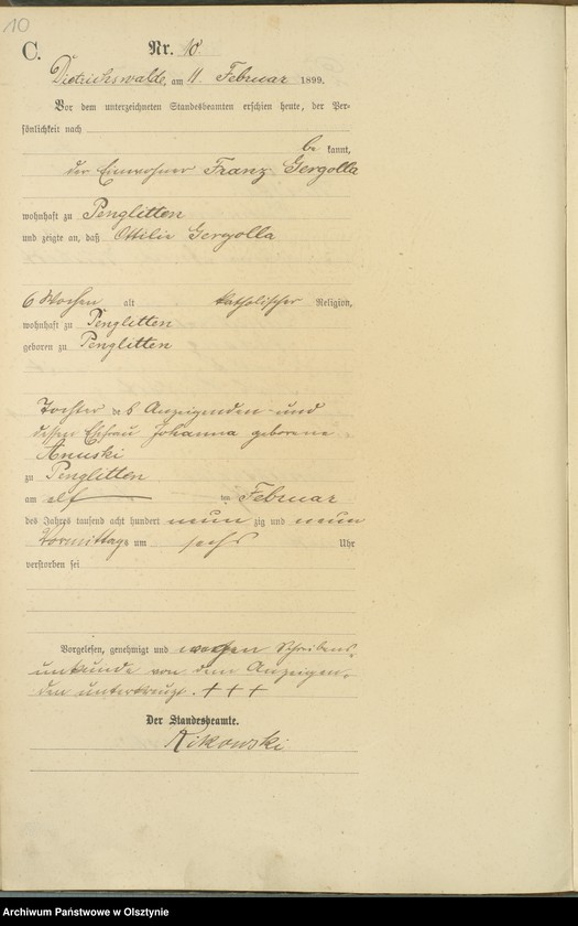 image.from.unit.number "Sterbe-Haupt-Register Nr 1 - 61"