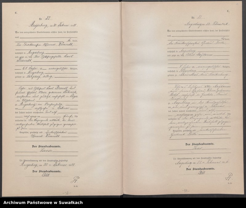 image.from.unit.number "[Sterbe-Neben-Register des Preussischen Standes-Amtes Angerburg Kreis Angerburg]"