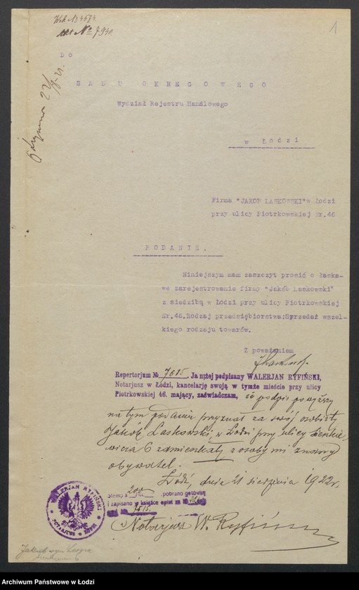 Obraz 3 z jednostki "Jakób Laskowski- sprzedaż wszelkiego rodzaju towarów"